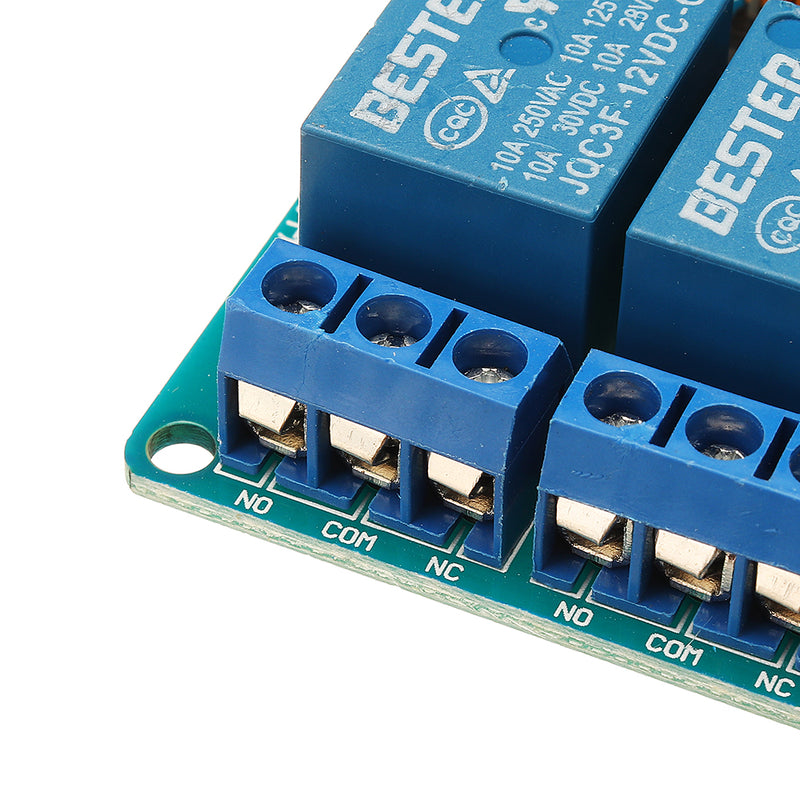 BESTEP 6 Channel 12V Relay Module High And Low Level Trigger