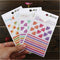 3 Pcs Korea Simple Life Painting Diary Stickers Diary Book Album Decoration