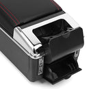 Rotatable  Leather Centre Armrest Console Storage Box  Car accessories For Suzuki SX4 2007-2013