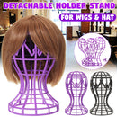 Detachable Wig Hat Cap Stand Hair Holder Mannequin Head Stable Display Tool Wig Stand