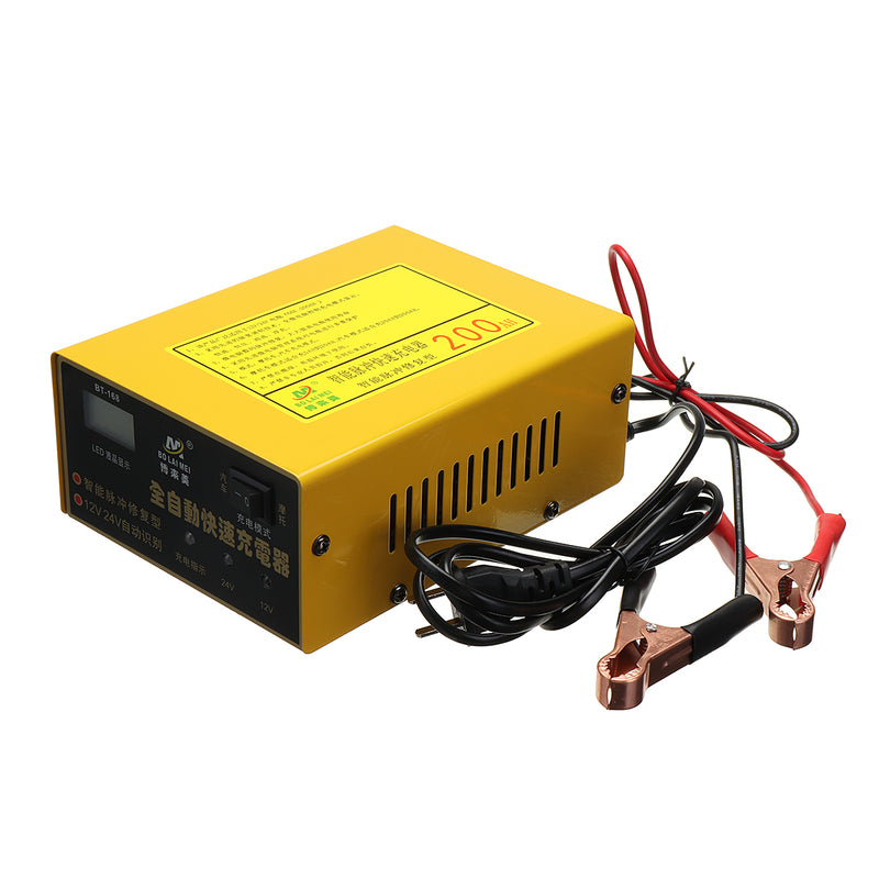 BT-168 250W 12/24V 200AH Lead Acid Battery Charger Pulse Repair Intelligent