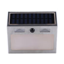 Solar Power 7 LED PIR Motion Sensor House Number Light Door Sign Wall Street Lamp