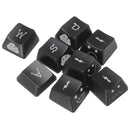 WASD + Direction Translucent Light-transmitting ABS Keycaps