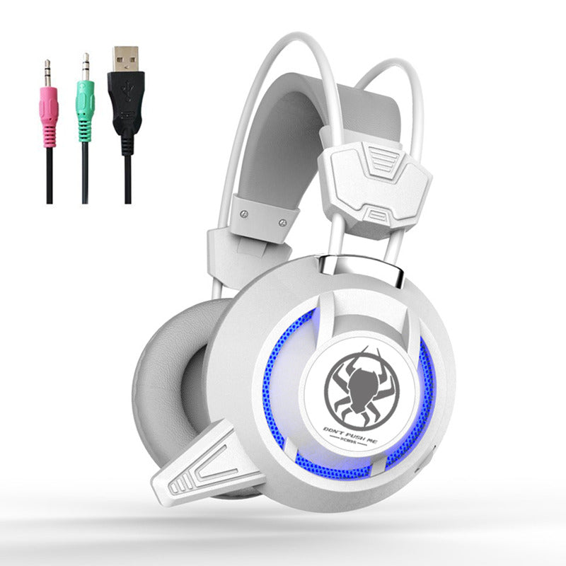 PLEXTONE PC835 50mm Driver Unit LED Light Gaming Headset Headphone With Mic