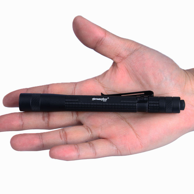 Skywolfeye B20 3Modes LED Flashlight Pen AAA Work Light Camping Hunting Emergency Lamp