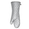 1Pair BBQ Oven Microwave Gloves Heat Resistant Cooking Glove 17 Inches Slicone Cloth Oven Mitts