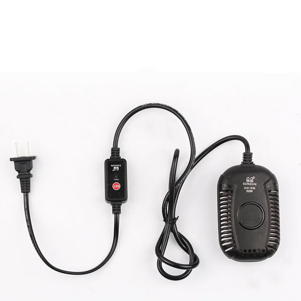 50W/100W/150W Fish Tank Heater Mini LED Display Blastproof Low Water Level Turtle Tank Heater