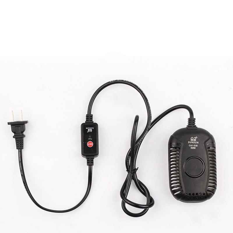 50W/100W/150W Fish Tank Heater Mini LED Display Blastproof Low Water Level Turtle Tank Heater