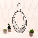 Hanging Flower Pot Iron Wall Succulent Planters Rustic Plant Holder Home Decorations