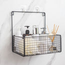 Iron Hexagonal Grid Wall Hanging Shelf Rack Storage Holder Home Wall Shelf Bracket