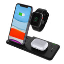 Bakeey 15W 4 in 1 Qi Wireless Charger Fast Charging Dock Stand with 27W Powers Adapter/USB Cable For Galaxy 10 for iPhone 11