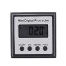 Drillpro Stainless Steel 360 Degree Mini Digital Protractor Inclinometer Electronic Level Box Magnetic Base Measuring Tools