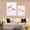 Unframed Modern Flamingo Art Canvas Oil Painting Print Wall Hanging Poster Decorations