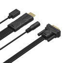 Vention HDMI to VGA Converter Cable With 3.5mm Audio Adapter Micro USB Port For Xbox 360 PS3 Laptop