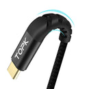 TOPK 2.4A Type C Fast Charging Data Cable 3.28ft/1m for Xiaomi Mi A2 Pocophone F1 Nokia X6