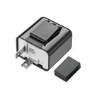 2pcs 2 Pin Speed Adjustable Flasher Relay DC 12V Motorcycle LED Turn Signal