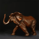 Resin Elephant Statue Fortune Mascot Living Room Cabinet TV Office Home Decorations