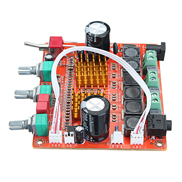 DC 12-24V 200W 3 Channel D Class 2.1 Digital Power Amplifier Board High Power Bass Speaker
