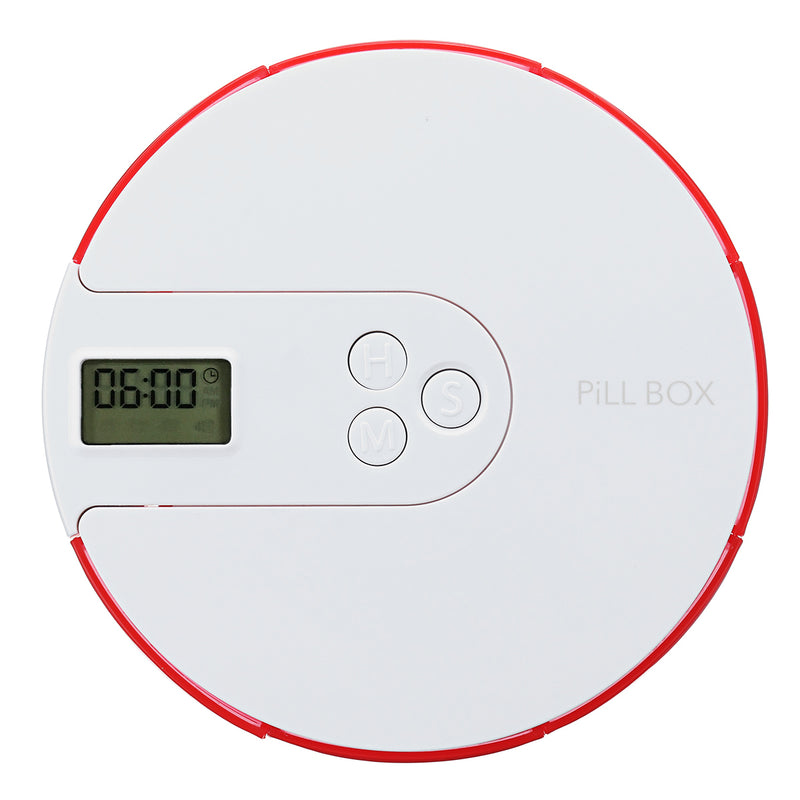 7 Days Electronic Pill Organizer Timer Alarm Clock Reminder Medicine Case Box