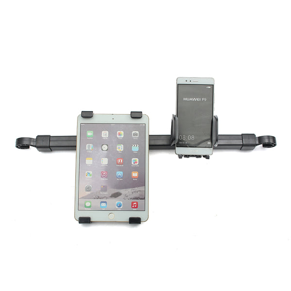 360 Degree Car Headrest Bar Mount for Cellphone Tablets PC