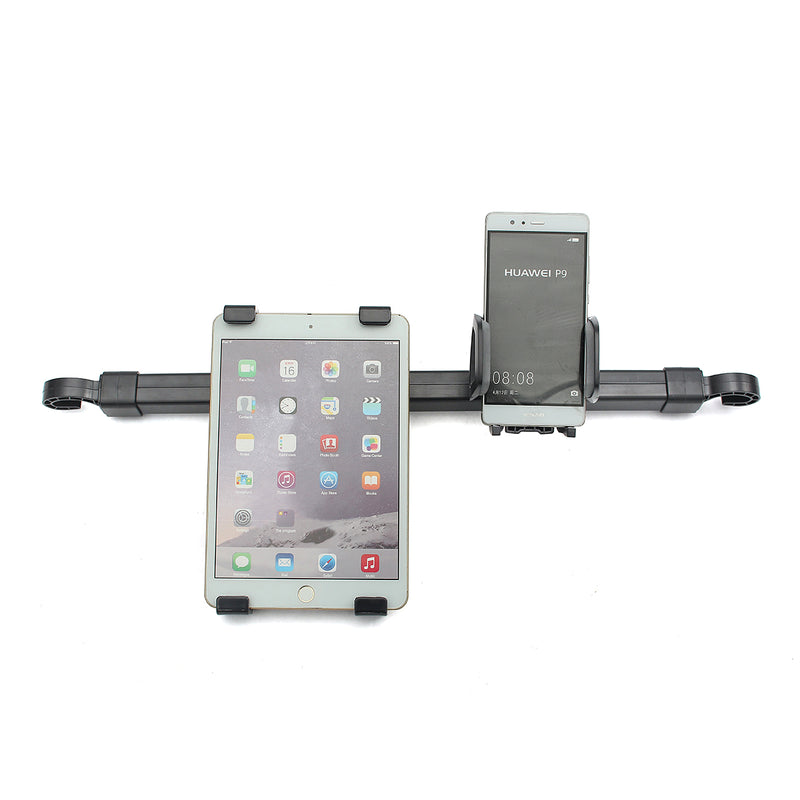 360 Degree Car Headrest Bar Mount for Cellphone Tablets PC