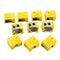 10Pcs Yellow Silicone Case for Hotend Heating Block Protective Cover 280 for 3D Printer