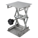 4 x 4" Stainless Steel Lifting Platform Lab Stand Laboratory Manual Lift Riser Lifter 100x100x150mm