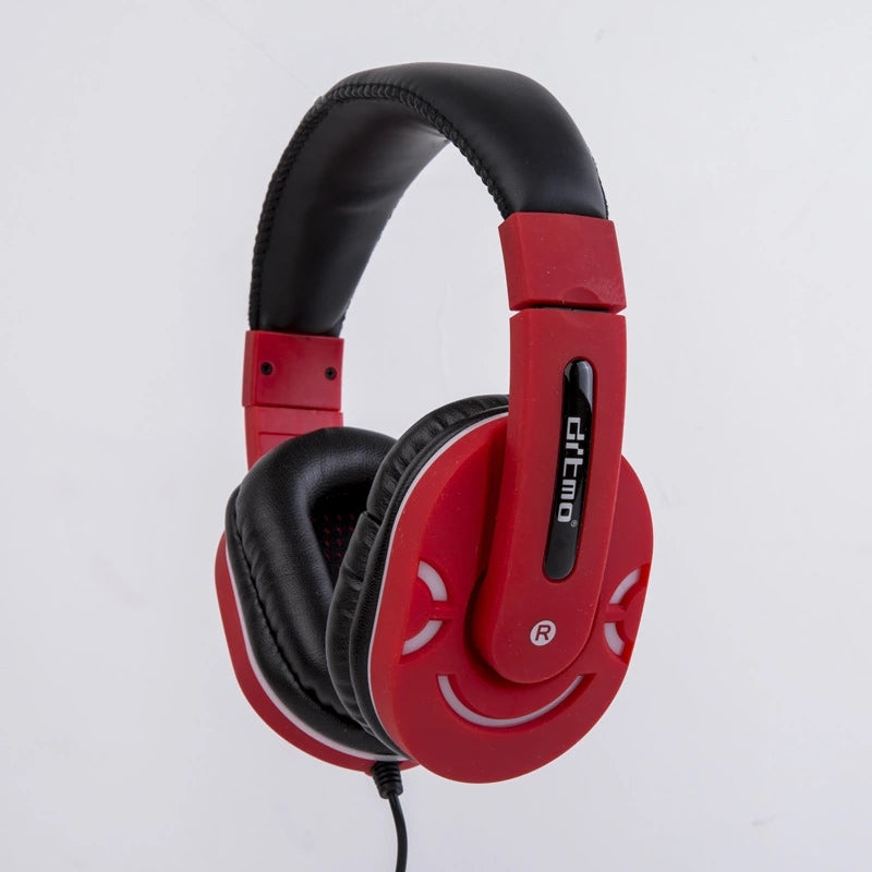 Flexible Gaming Headphone 3.5mm Wired LED Light Heavy Bass Stereo Headphone Over Ear Headset