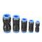 10Pcs Air Pneumatic OD 1/4 Inch Straight Union Push to Connect Fitting