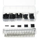 250pcs 2.54mm Dupont Connector 1/2/3/4/5 Pin Male Female Header Housing Crimp Connectors Terminal Jumper Wire Cable Connectors