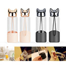 350ML Glass Water Bottle Cup Travelling Lovely Leak-Proof Insulated Mugs Home Office