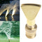 1/2" DN15 3/4" DN20 Garden Brass Fountain Pond Water Nozzle Fan Shape Sprinkler Spray Head