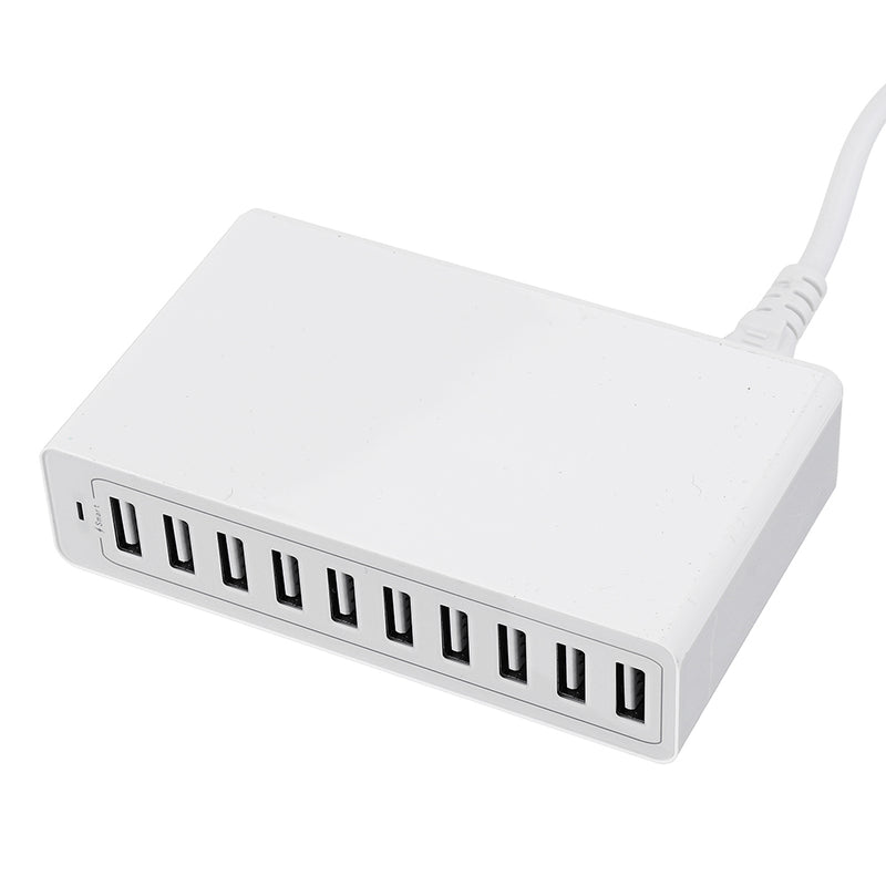 5V 10A 50W Multi Port USB Hub Charger Dock Station For Tablet Cellphone