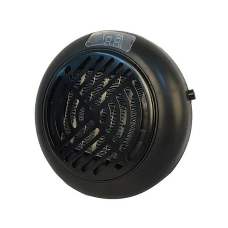900W Mini Space Fan Heater Portable Plug-in Electric Wall-outlet Furnace Warmer for Office Home