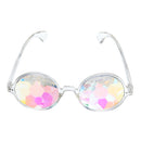 Unisex Party Kaleidoscope Glasses Glass Lens Costume Eyes Mirrored Retro Frame