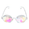 Unisex Party Kaleidoscope Glasses Glass Lens Costume Eyes Mirrored Retro Frame