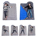 Envelope Waterproof Sleeping Bag Outdoor Camping Traveling Sleeping Bag Winter Cotton Warm Adult Sleeping Bag