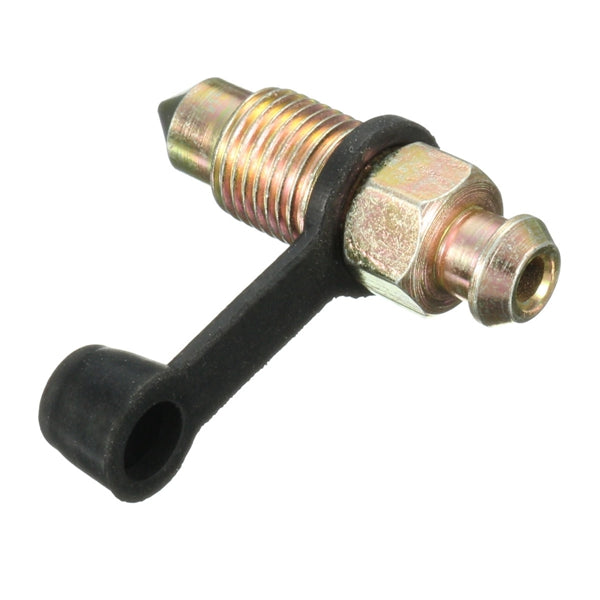 M10 x 1.0mm Motorcycle Brake Braking Caliper Bleed Screw Nipple with Dust Cap