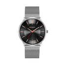 CURREN 8303 Ultra Thin Casual Style Men Wrist Watch Mesh Steel Band Quartz Watches