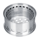 Outdoor Camping Picnic BBQ Wood Burning Stove Portable Folding Stainless Steel Cooking Burner