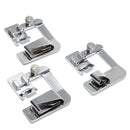 12Pcs Single Needle Sewing Machine Tools Parts Adjustable Bias Tape Binder Rolled Hemmers