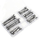 30Pcs 304 Stainless Steel Expansion Bolt External Hex Expansion Screw Bolts M6*50/60/70/80mm