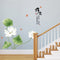 Miico SK9338 Lotus Painting Stickers Living Room And Bathroom Decorative Wall Sticker