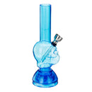 6Inch Skull Acrylic H ookah Shisha Pipe Water T obacco Pipe with Herb Grinder(4Types)