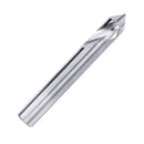 Drillpro 2 Flutes 90 Degree Chamfer End Mill for Aluminum 2/3/4/5/6/8/10/12mm Milling Cutter