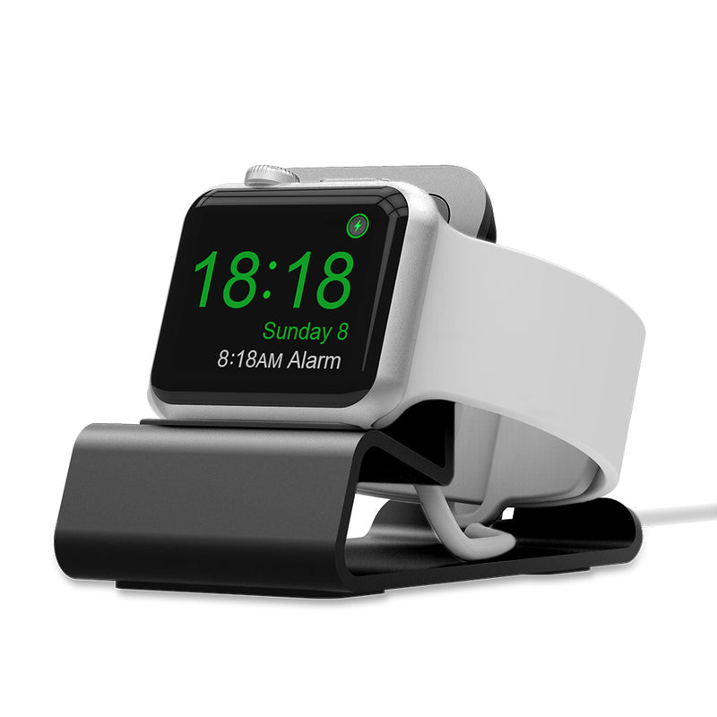 Aluminum Alloy Charging Dock Watch Stand Phone Holder For iWatch/Apple Watch Series 1/2/3/4