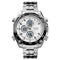 SKMEI 1302 Fashion Men Digital Quartz Watch 3ATM Waterproof Stopwatch Sport Dual Display Watch