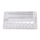 Machifit 0.1-10mm Diameter Measuring Gauge Stainless Steel Drill Bit Bolt Wire Gauge