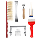 7 in 1 Set Beekeeping Equipment Bee Brushes Catcher Fork Cage Hive Tools Set