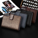 Hengsheng Men's Multifunction Trifold Wallet PU Leather ID Credit Card Holder Coin Pocket